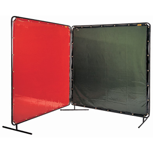 Welding Screen and Frame, Yellow, 6' x 6' Sécurité Médic