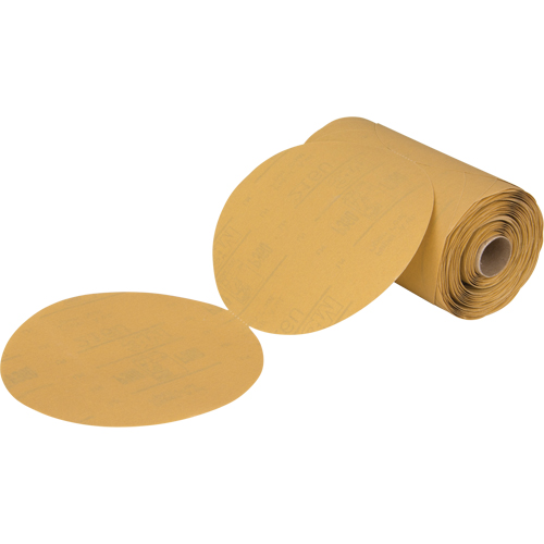 Stikit 216U Gold Paper Disc Roll, 6" Dia., P360 Grit, Aluminum Oxide Sécurité Médic