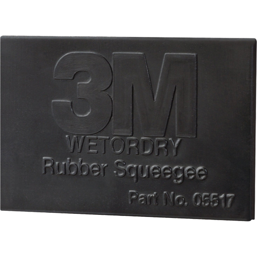 Wetordry Rubber Squeegee, 3", Rubber Sécurité Médic
