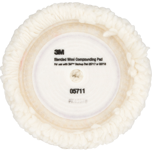 Compounding Pad, 9" Dia., Wool Sécurité Médic