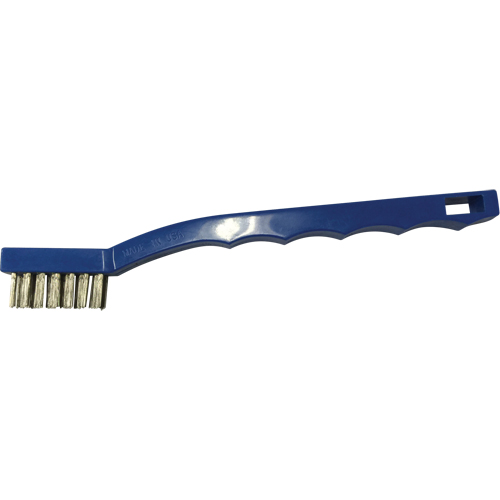 Small Cleaning Scratch Brushes, Brass, 3 x 7 Wire Rows, 7-3/4" Long Sécurité Médic