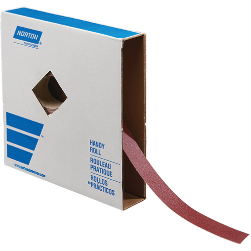 Metal Sanding Roll, Aluminum Oxide, 1-1/2" W x 150' L, 120 Grit Sécurité Médic
