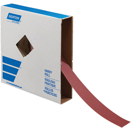 Metal Sanding Roll, Aluminum Oxide, 2" W x 150' L, 60 Grit Sécurité Médic