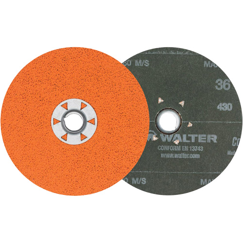 Disque de sablage Coolcut XX, 5" dia., Grain 36, C&eacute;ramique Sécurité Médic
