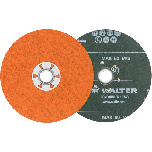 Disque de sablage Coolcut XX, 5" dia., Grain 80, C&eacute;ramique Sécurité Médic