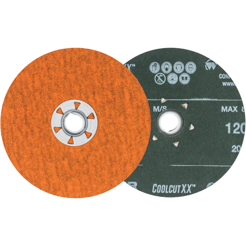 Disque de sablage Coolcut XX, 5" dia., Grain 120, C&eacute;ramique Sécurité Médic