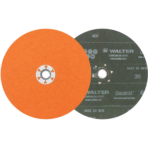 Disque de sablage Coolcut XX, 7" dia., Grain 36, C&eacute;ramique Sécurité Médic