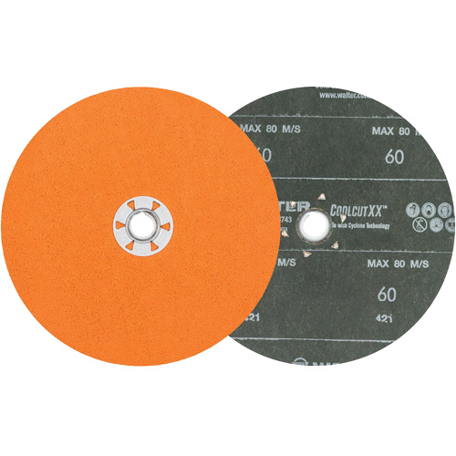Disque de sablage Coolcut XX, 7" dia., Grain 60, C&eacute;ramique Sécurité Médic