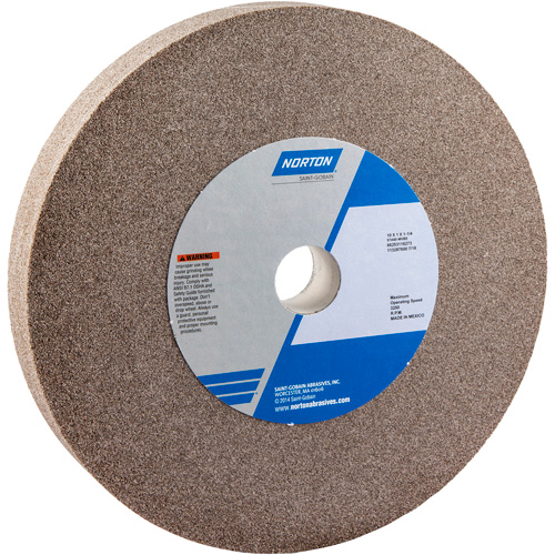 Bench Grinding Wheel, 10" x 1", 1-1/4" Arbor, 1, Aluminum Oxide Sécurité Médic