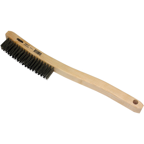 Scratch Brush, Stainless Steel, 3 x 19 Wire Rows, 13-11/16" Long Sécurité Médic