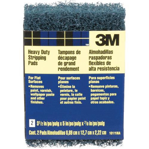 Heavy-Duty Stripping Pads, Aluminum Oxide, 3-1/2" x 5", Coarse Grit Sécurité Médic