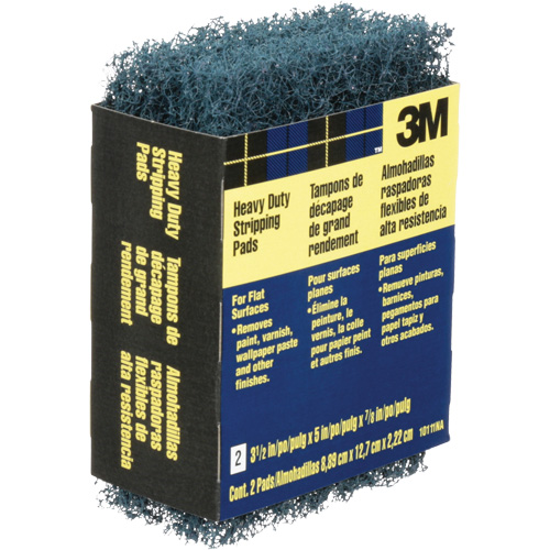 Heavy-Duty Stripping Pads, Aluminum Oxide, 3-1/2" x 5", Coarse Grit Sécurité Médic