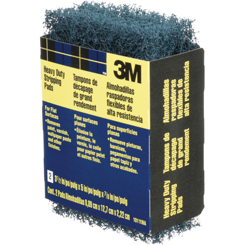 Heavy-Duty Stripping Pads, Aluminum Oxide, 3-1/2" x 5", Coarse Grit Sécurité Médic