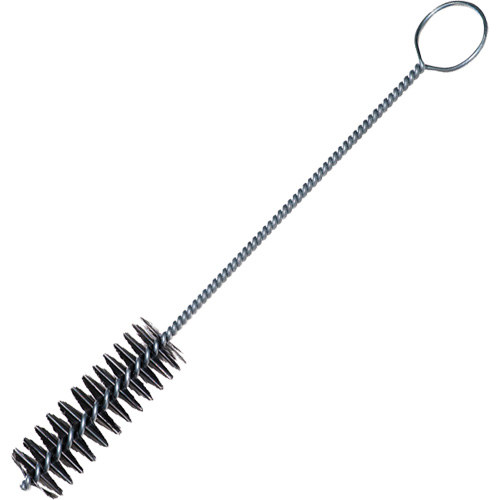 Brosse en acier torsad&eacute;e pour tuyaux, 1/8" dia. x 1" l, 6" longueur hors tout Sécurité Médic