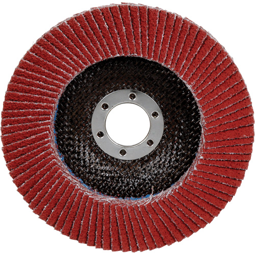 Cubitron II 969F Flap Disc, 5" x 7/8", Type 27, 40+ Grit, Ceramic Sécurité Médic
