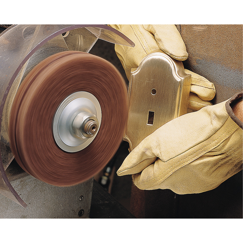 Disques robustes Scotch-Brite (oxyde d'aluminium), 6" dia., Grain Tr&egrave;s fin, Oxyde d'aluminium Sécurité Médic