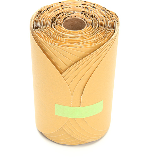 Stikit Gold Paper 216U Disc Roll, Aluminum Oxide, 6" W x 87' L, P220 Grit Sécurité Médic