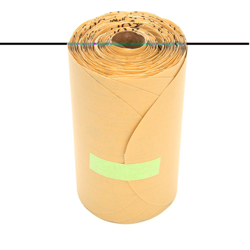 Stikit Gold Paper 216U Disc Roll, Aluminum Oxide, 6" W x 87' L, P400 Grit Sécurité Médic
