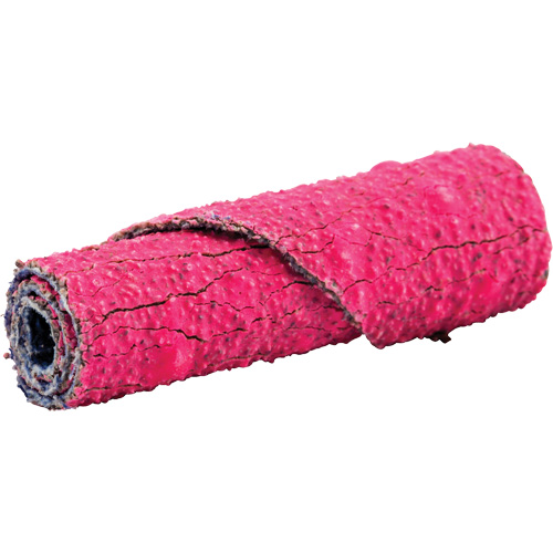 R982 Cartridge Roll, 60 Grit, 3/8" Dia., Ceramic Alumina, 1-1/2" L, 1/8" Arbor Sécurité Médic