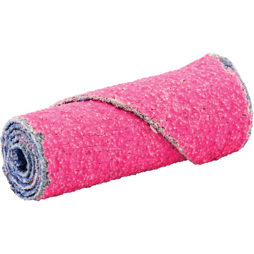 R982 Cartridge Roll, 80 Grit, 1/2" Dia., Ceramic Alumina, 1-1/2" L, 1/8" Arbor Sécurité Médic