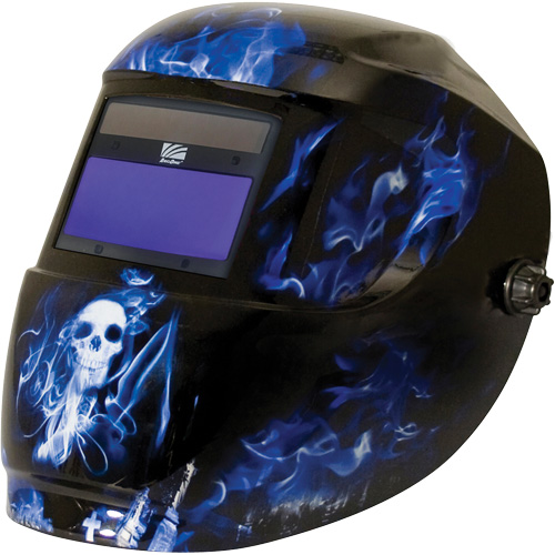 Carrera ArcOne&reg; Hood, 3" L x 4" W View Area, 9 - 13 Shade Range, Blue Sécurité Médic