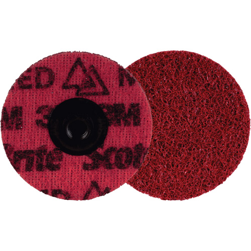 Disque de conditionnement de surface de pr&eacute;cision PN-DS Scotch-Brite Roloc, 3" dia., C&eacute;ramique Sécurité Médic