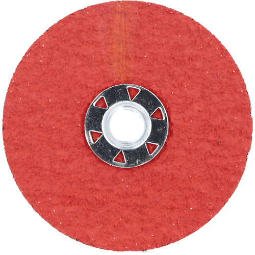 Blaze F980 Speed-Change Fastener Fiber Locking Disc, 4-1/2" Dia., 24 Grit, Ceramic Alumina Sécurité Médic