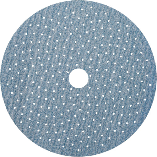 Dry Ice Multi-Air Cyclonic A975 H&L Center Hole Vacuum Disc, 6" Dia., P280 Grit, Ceramic Alumina Sécurité Médic
