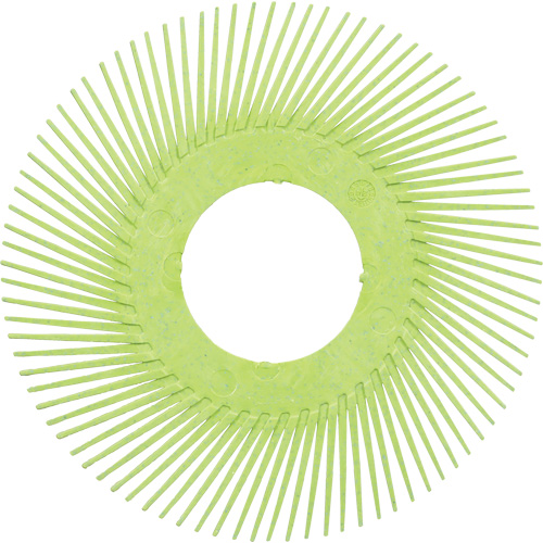Scotch-Brite Type A Precision Radial Bristle Brush PN-RB without Adapter, Ceramic, 50+ Grit, 6" Dia. Sécurité Médic
