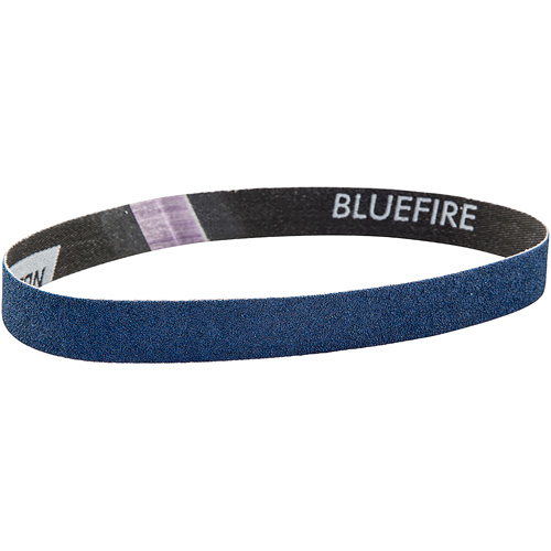 Courroie pour ponceuse BlueFire, 3/4" la x 20-1/2" lo, Alumine de zirconium, Grain 60 Sécurité Médic