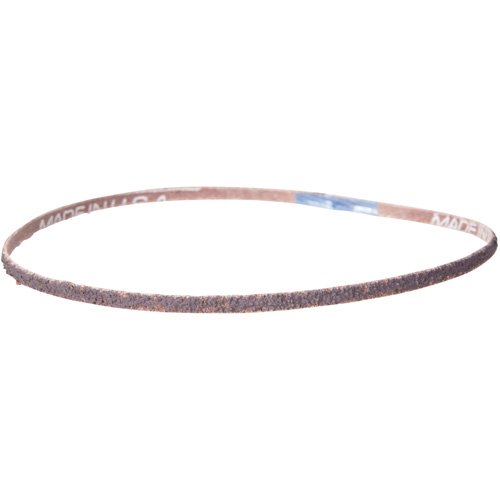 Metalite&reg; Cloth File Sanding Belt, 1/4" W x 24" L, Aluminum Oxide, 60 Grit Sécurité Médic