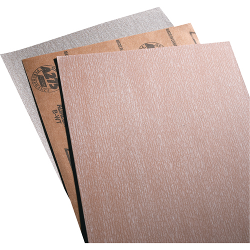 Sandpaper, Paper Sheets - No-Fil Adalox A275, 9" x 11", 80 Grit, Aluminum Oxide Sécurité Médic