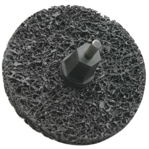 Bear-Tex&reg; Rapid Strip Non-Woven Quick-Change Disc, 3" Dia., Extra Coarse Grit, Silicon Carbide Sécurité Médic