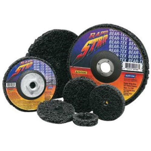 Bear-Tex&reg; Rapid Strip Non-Woven Depressed Center Disc, 4-1/2" Dia., Extra Coarse Grit, Silicon Carbide Sécurité Médic
