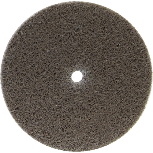 Bear-Tex&reg; Non-Woven Unified Wheel, 3" x 1/4", 1/4" Arbor, Medium Grit, Aluminum Oxide Sécurité Médic