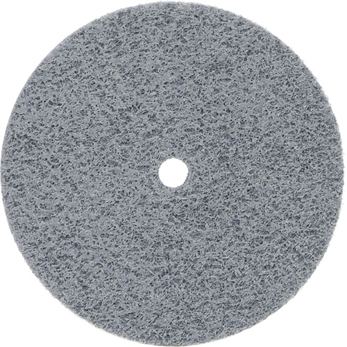 Disque unifi&eacute; non tiss&eacute; Bear-Tex, 3" x 1/4", Arbre de 3/8", Grain de Fin, Carbure de silicium Sécurité Médic