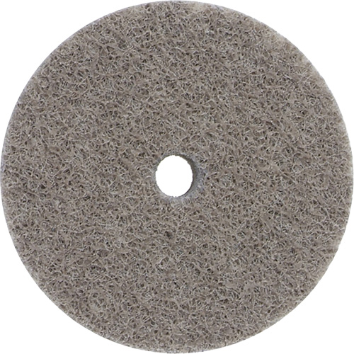 Bear-Tex&reg; Non-Woven Unified Wheel, 3" x 1/4", 3/8" Arbor, Fine Grit, Aluminum Oxide Sécurité Médic