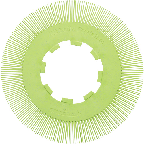 Scotch-Brite Type S Precision Radial Bristle Brush PN-RB without Adapter, Ceramic, 50+ Grit, 8" Dia. Sécurité Médic