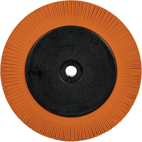 Scotch-Brite Type S Precision Radial Bristle Brush PN-RB with Flange, Ceramic, 80+ Grit, 8" Dia. Sécurité Médic