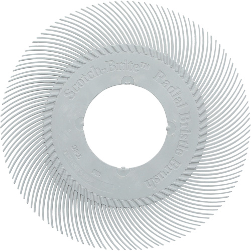Scotch-Brite Type C Precision Radial Bristle Brush PN-RB without Adapter, Ceramic, 120+ Grit, 6" Dia. Sécurité Médic