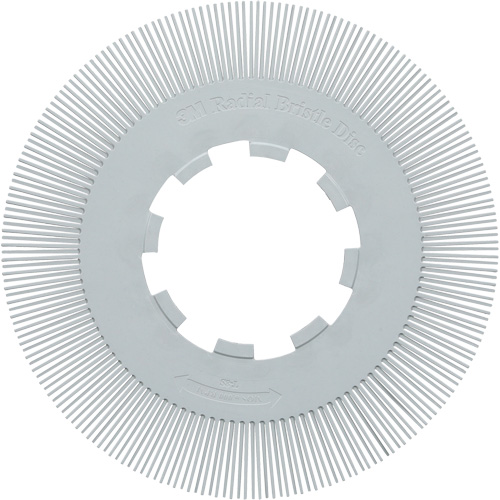 Scotch-Brite Type S Precision Radial Bristle Brush PN-RB without Adapter, Ceramic, 120+ Grit, 8" Dia. Sécurité Médic