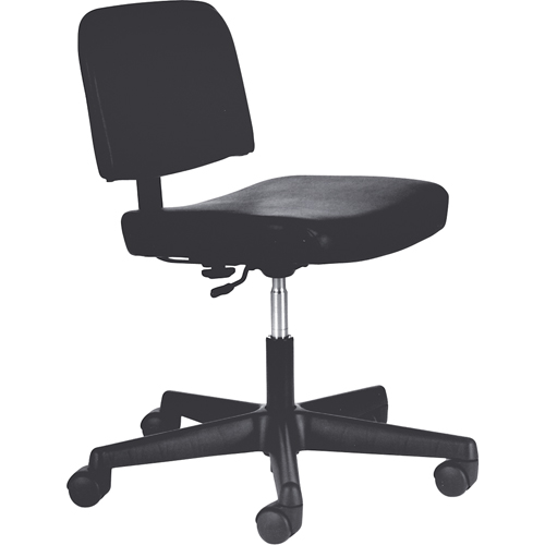 Steno Chairs, Vinyl, Black, 250 lbs. Capacity Sécurité Médic
