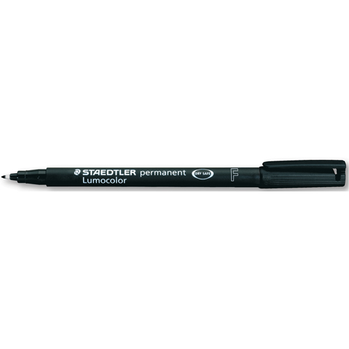 Lumocolor&reg; Permanent Markers, Black, Fine Tip Sécurité Médic