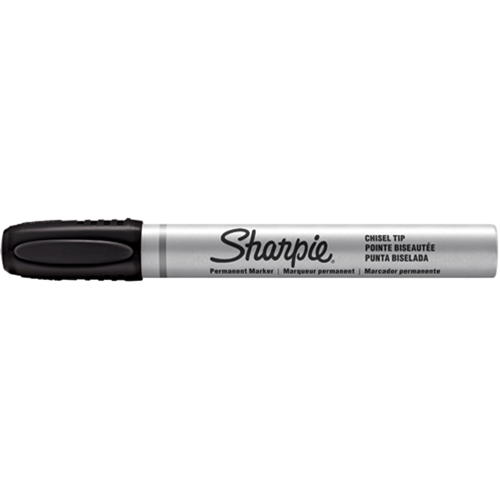 Permanent Markers - Berol Liquid Tip, Black, Chisel Tip Sécurité Médic