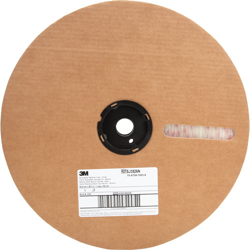 Attache, Boucle, 50 vg x 5/8", Adh&eacute;sif, Blanc Sécurité Médic