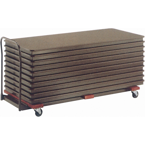 Flat Stacking Table Caddies, 74" W x 31.25" D x 36.25" H Sécurité Médic
