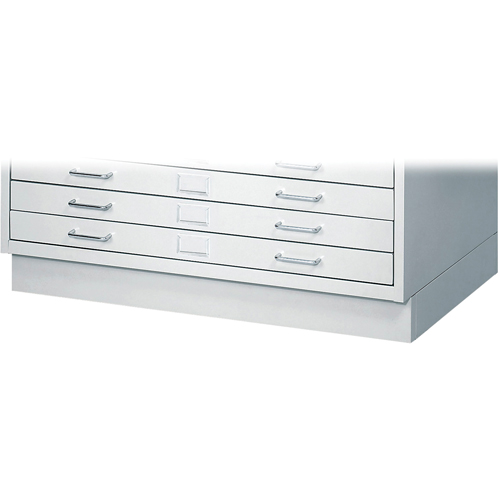 Closed Base for Facil Flat File Cabinets Sécurité Médic