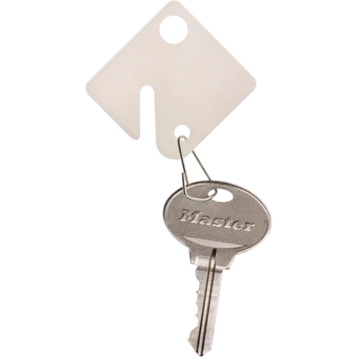 Square Plastic Key Tags Sécurité Médic