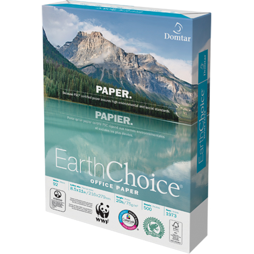EarthChoice&reg; Office Paper, FSC, 8-1/2" x 11", 20 lbs., White Sécurité Médic