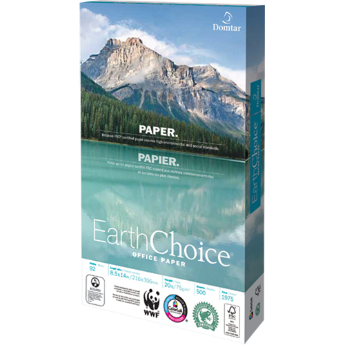 EarthChoice&reg; Office Paper, FSC, 8-1/2" x 14", 20 lbs., White Sécurité Médic